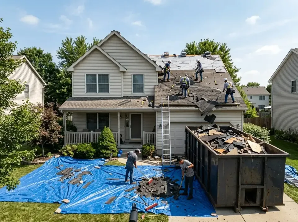 roof-replacement-debris-remova-004 — frequently asked questions, Cheapest Dumpster Rentals in Nashville, IL